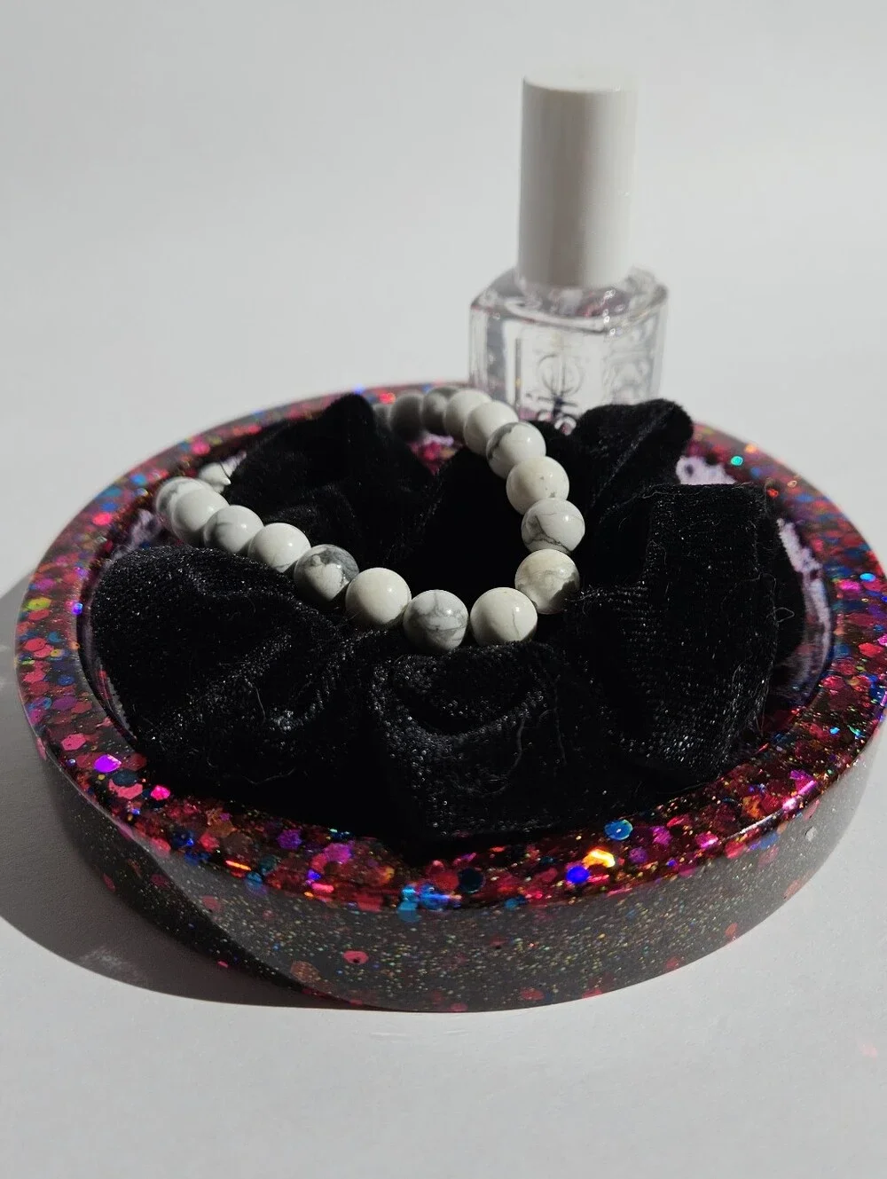 Handmade round trinket